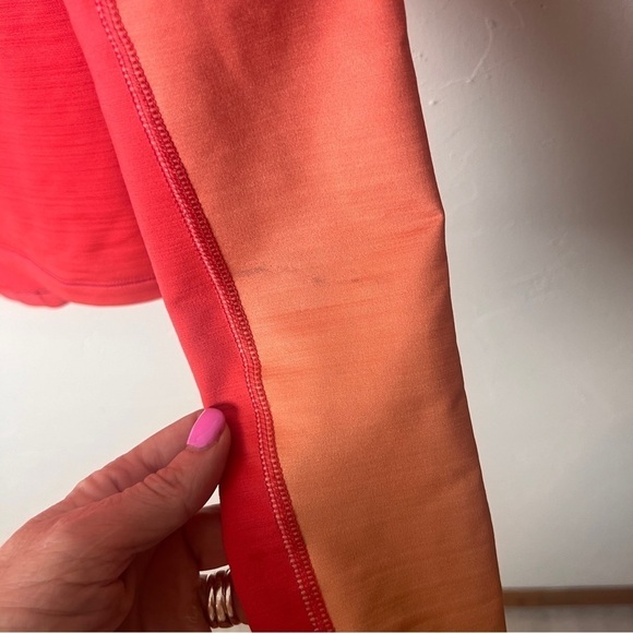 Nike Pro hyperwarm long sleeve training top running shirt orange medium - Picture 4 of 11